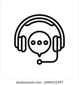 Vector black icon for helpline