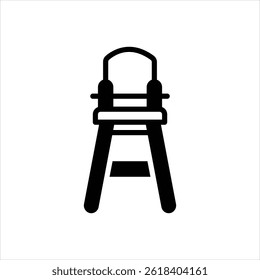 Icono negro de Vector para trona