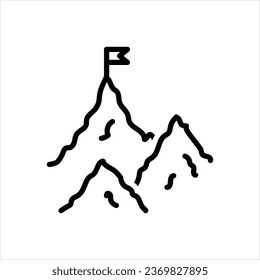 Vector black icon for highest ,