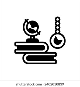 Vector black icon for history