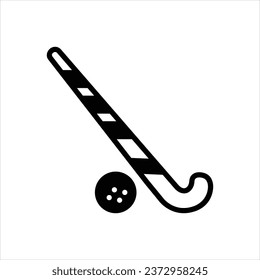 Vector black icon for hockey