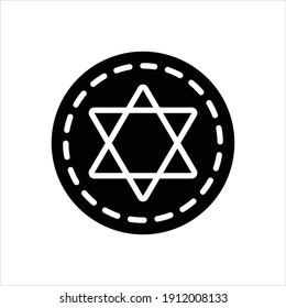 Vector black icon for holiday