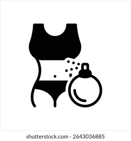 Vector black icon for hygiene