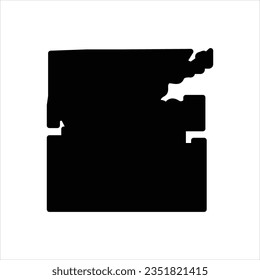 Icono negro vector para indianapolis