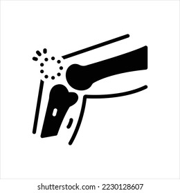 Icono negro vector para inducido