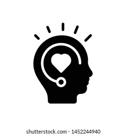 Vector black icon for inspiration