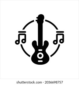 Vector black icon for instrument