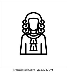 Vector black icon for legal