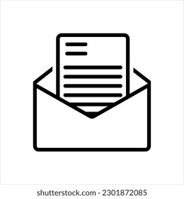 Vector black icon for letter