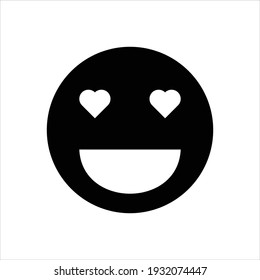 Vector black icon for lovely