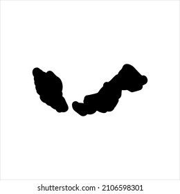 Vector black icon for malaysia