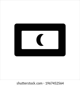 Vector black icon for maldives