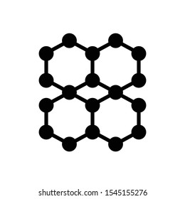 Vector black icon for matter