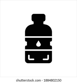 Vector black icon for mineral