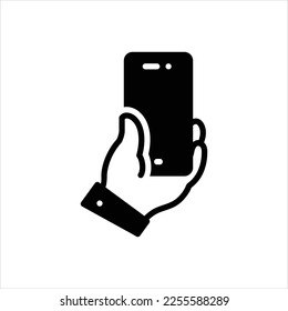 Vector black icon for mobile