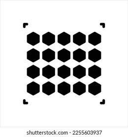 Vector black icon for much