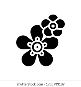 Icono negro vector para murraya