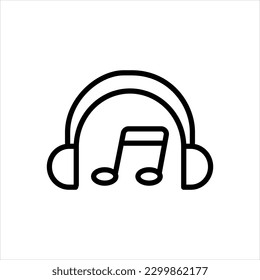 Vektorschwarzes Symbol für Musik 
