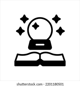 Vector black icon for mystery
