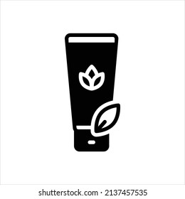 Vector black icon for naturally