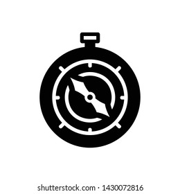 Vector black icon for navigation