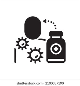 Vector black icon for necessity