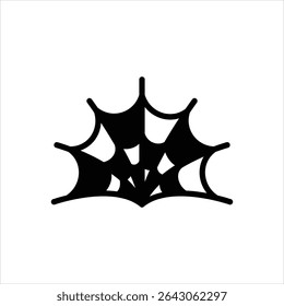 Vector black icon for net