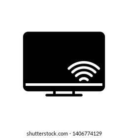 Vector black icon for network