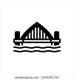 Icono negro vector para el nuevo castillo