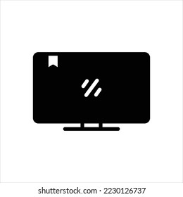 Vektorschwarzes Symbol für neuere