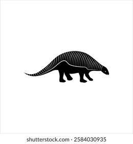 Vector black icon for Nodosaurus