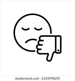 Vektorschwarzes Symbol für nicht ok 