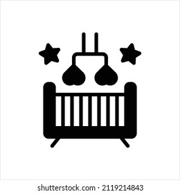 Vektorschwarzes Symbol für Kindergarten