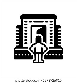 Vector black icon for occasion