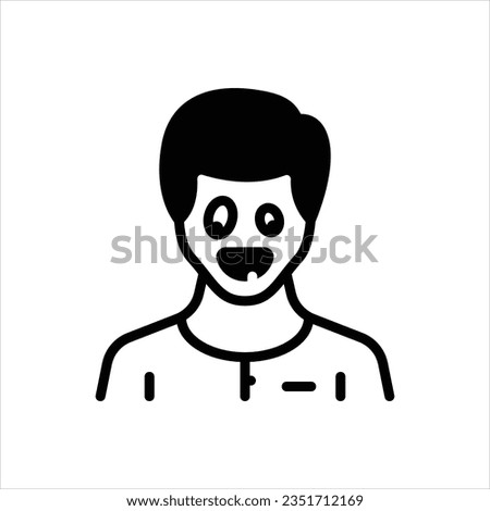 Vector black icon for odd