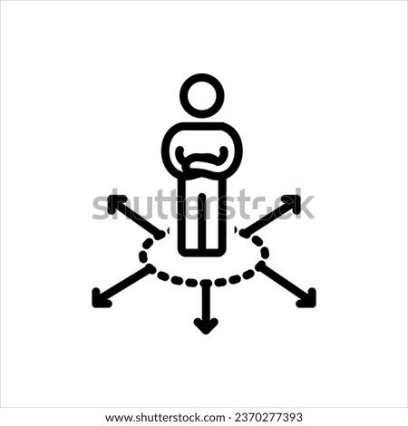 Vector black icon for opportunities 