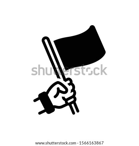 Vector black icon for oppose