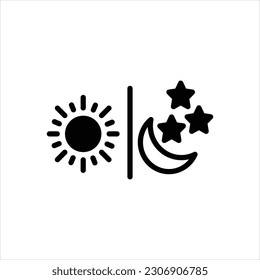 Icono negro vectorial para lo contrario