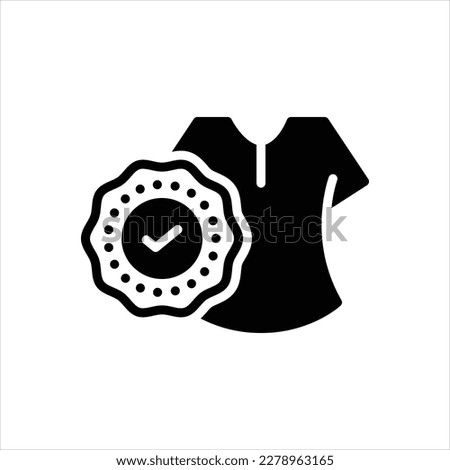 Vector black icon for original