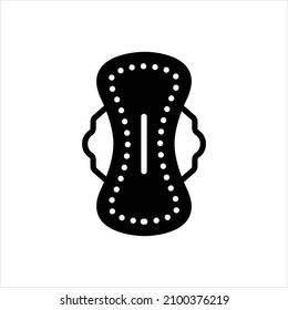 Vector black icon for pads