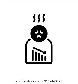 Vector black icon for pale