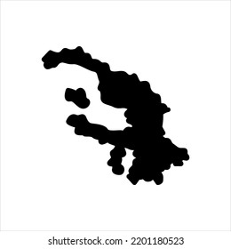 Vector black icon for petersburg