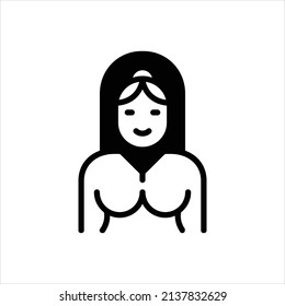 Icono negro vectorial para petit