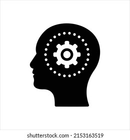 Icono negro vector para filosofía