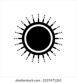 Vector black icon for phoebus