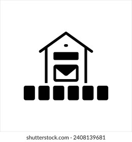 Vector black icon for pin code