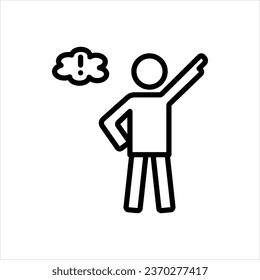Icono negro vector para punto y figura 