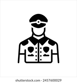 Vector negro para la policía