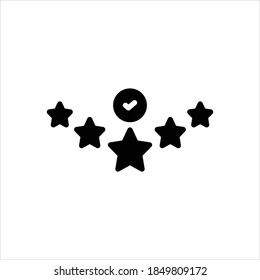 Vector black icon for positive