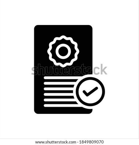 Vector black icon for possess